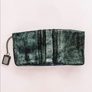 Armani Exchange Clutch Glittered Midnight Blue